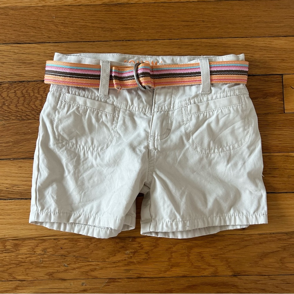 Sonoma Light Beige Casual shorts Sonoma Lifestyle Girls khaki shorts in Size 5